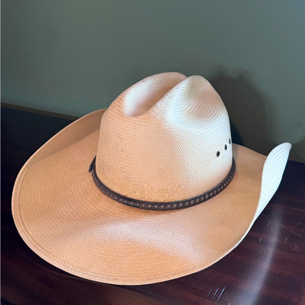 Resistol George Strait Edition Straw Hat - Authentic Worn Look